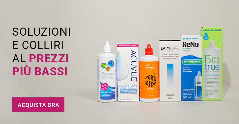 Soluzioni per le lenti a contatto