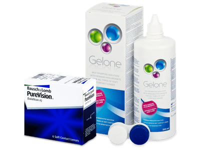 PureVision (6 lenti) + soluzione Gelone 360 ml