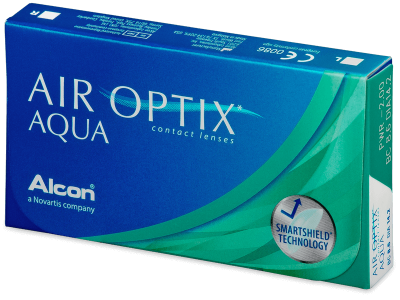 Air Optix Aqua (3 lenti) - Monthly contact lenses