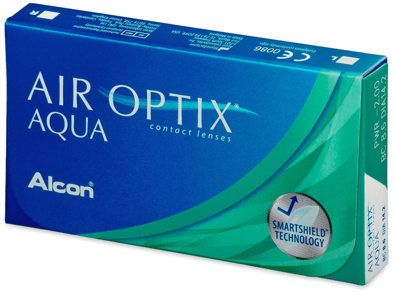 Air Optix Aqua (3 lenti) - Monthly contact lenses