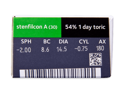 MyDay daily disposable toric (30 lenti) - Attributes preview