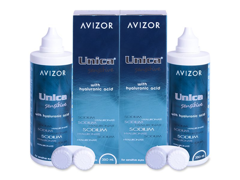 Soluzione Avizor Unica Sensitive 2 x 350 ml  - Economy duo pack - solution