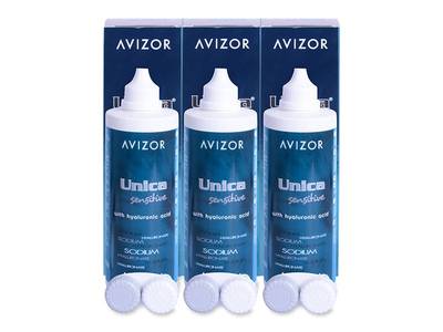 Soluzione Avizor Unica Sensitive 3 x 350 ml