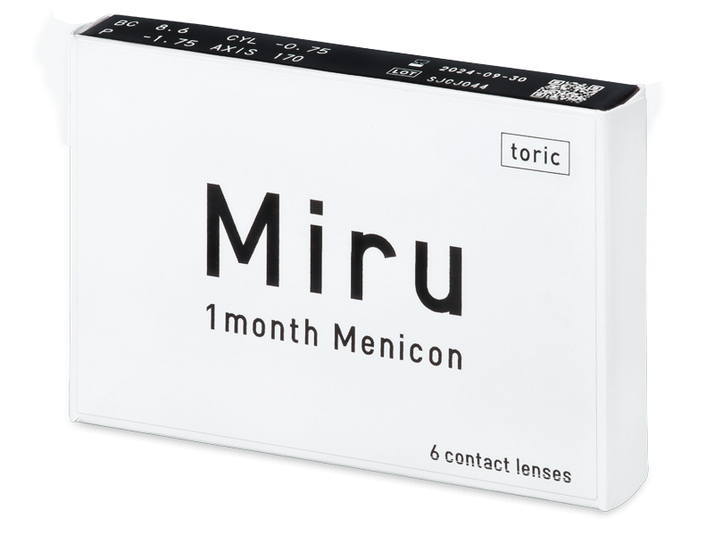 Miru 1 Month Menicon for Astigmatism (6 lenti) - Toric contact lenses
