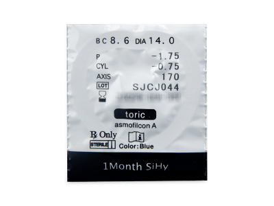 Miru 1 Month Menicon for Astigmatism (6 lenti) - Blister pack preview