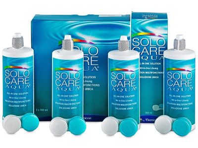 Soluzione SoloCare Aqua 4 x 360 ml 