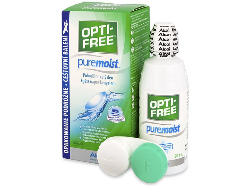 Soluzione OPTI-FREE PureMoist 90 ml - Cleaning solution