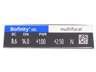 Biofinity Multifocal (6 lenti) - Attributes preview