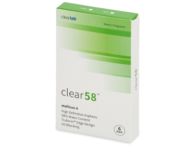 Clear 58 (6 lenti) - Bi-weekly contact lenses