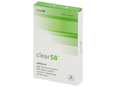 Clear 58 (6 lenti) - Bi-weekly contact lenses