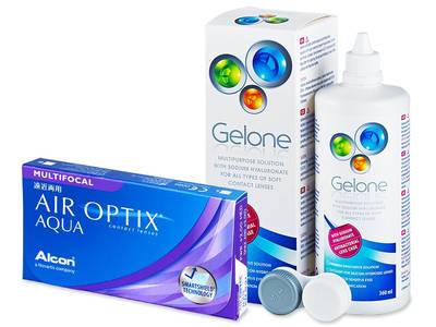 Air Optix Aqua Multifocal (6 lenti) + soluzioni Gelone 360ml - Previous design