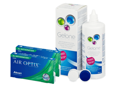 Air Optix for Astigmatism (2x3 lenti) + soluzione Gelone 360 ml