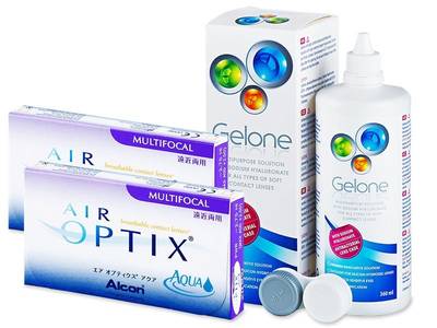 Air Optix Aqua Multifocal (2x3 lenti) + soluzioni Gelone 360ml - Previous design