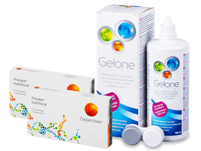 Proclear Multifocal (2x3 lenti) + soluzioni Gelone 360ml