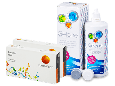 Proclear Toric XR (2x3 lenti) + soluzioni Gelone 360ml