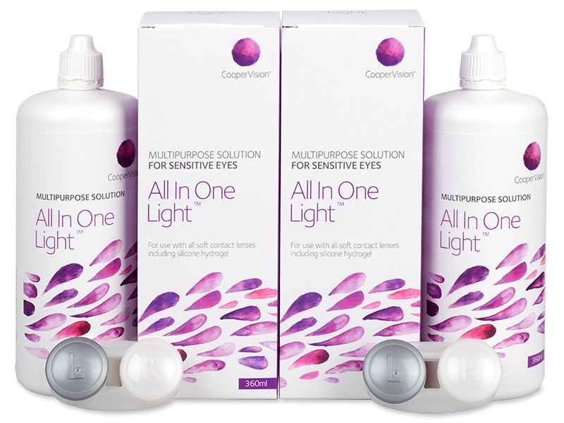 Soluzione All In One Light 2 x 360 ml  - Economy duo pack - solution