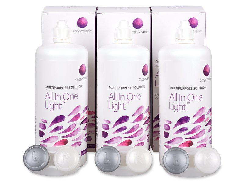 Soluzione All In One Light 3 x 360 ml  - Economy 3-pack - solution
