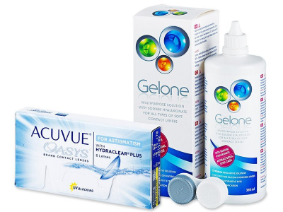 Acuvue Oasys for Astigmatism (6 lenti) + soluzioni Gelone 360ml