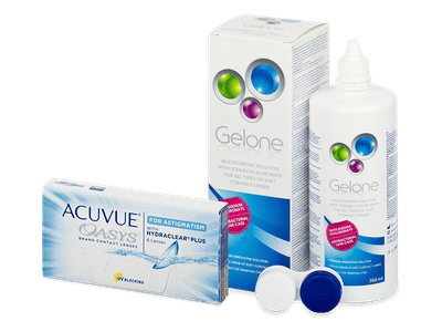 Acuvue Oasys for Astigmatism (6 lenti) + soluzione Gelone 360 ml