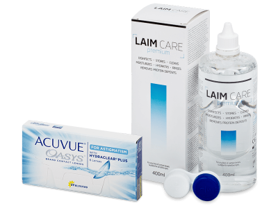 Acuvue Oasys for Astigmatism (6 lenti) + soluzione Laim Care 400 ml