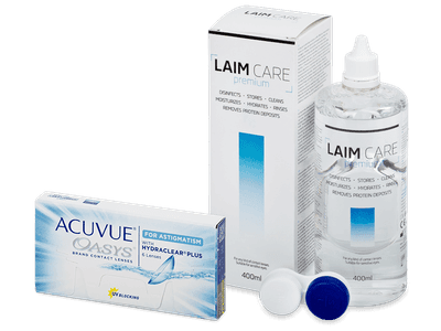 Acuvue Oasys for Astigmatism (6 lenti) + soluzione Laim Care 400 ml