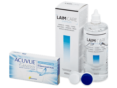 Acuvue Oasys for Astigmatism (6 lenti) + soluzione Laim Care 400 ml