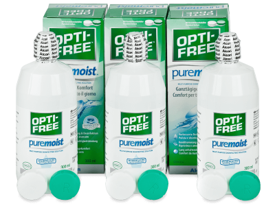 Soluzione OPTI-FREE PureMoist 3 x 300 ml - Economy 3-pack - solution