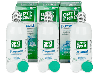 Soluzione OPTI-FREE PureMoist 3 x 300 ml - Economy 3-pack - solution