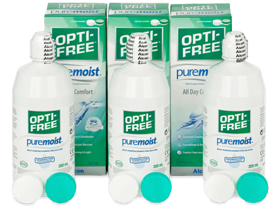 Soluzione OPTI-FREE PureMoist 3 x 300 ml - Economy 3-pack - solution