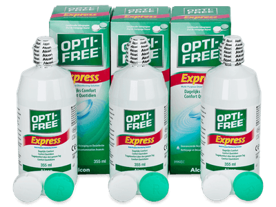 Soluzione OPTI-FREE Express 3 x 355 ml - Economy 3-pack - solution