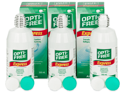 Soluzione OPTI-FREE Express 3x 355 ml - Economy 3-pack - solution