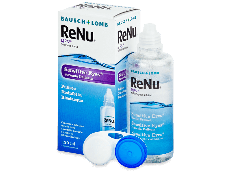 Soluzione ReNu MPS Sensitive Eyes 120 ml - Cleaning solution