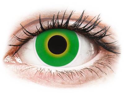 ColourVUE Crazy Lens - Hulk Green - non correttive (2 lenti)