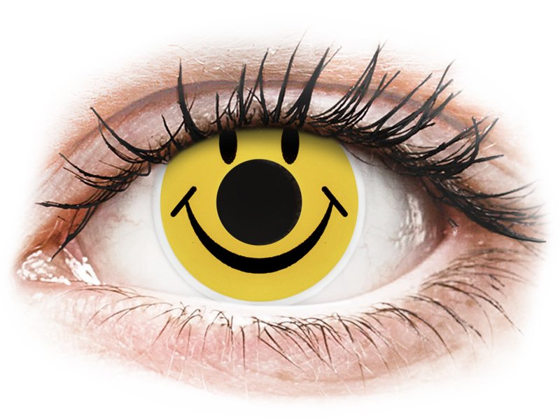 ColourVUE Crazy Lens - Smiley - non correttive (2 lenti) - Coloured contact lenses