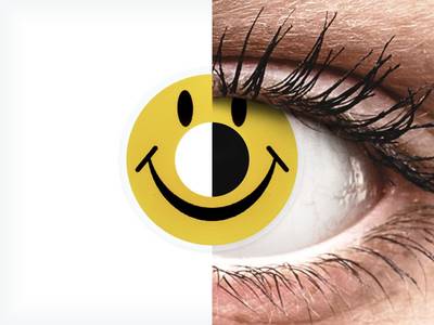 ColourVUE Crazy Lens - Smiley - non correttive (2 lenti)