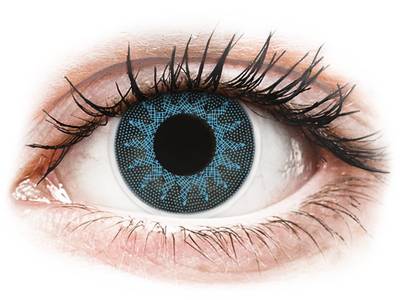 ColourVUE Crazy Lens - Solar Blue - non correttive (2 lenti) - Coloured contact lenses