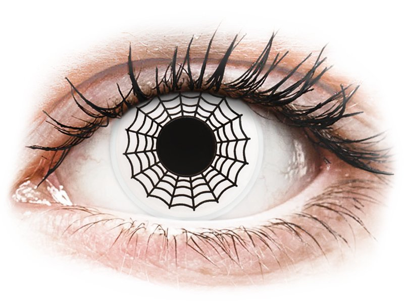 ColourVUE Crazy Lens - Spider - non correttive (2 lenti) - Coloured contact lenses