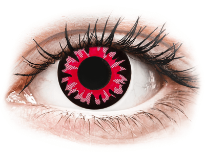 ColourVUE Crazy Lens - Red Volturi - non correttive (2 lenti) - Coloured contact lenses
