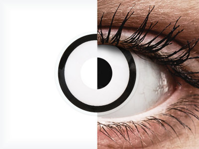 ColourVUE Crazy Lens - White Zombie - non correttive (2 lenti)