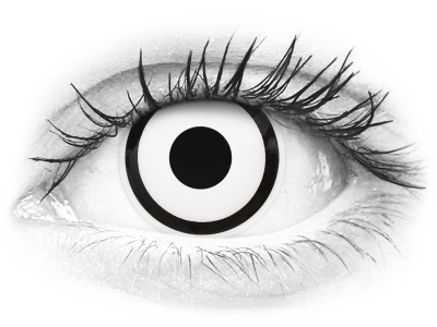 ColourVUE Crazy Lens - White Zombie - non correttive (2 lenti)