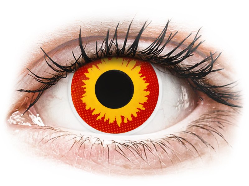 ColourVUE Crazy Lens - Wildfire - non correttive (2 lenti) - Coloured contact lenses