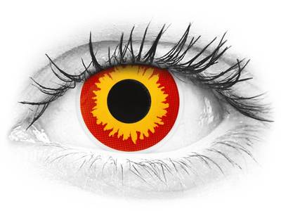 ColourVUE Crazy Lens - Wildfire - non correttive (2 lenti)