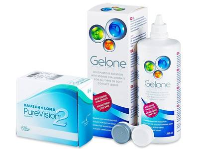 PureVision 2 HD (6 lenti) + soluzioni Gelone 360ml