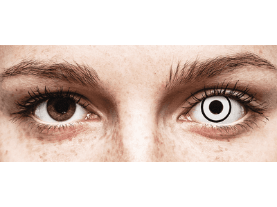 ColourVUE Crazy Lens - White Zombie - correttive (2 lenti)