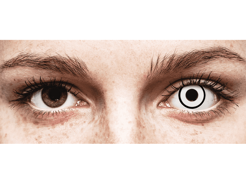 ColourVUE Crazy Lens - White Zombie - correttive (2 lenti)