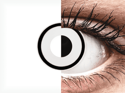 ColourVUE Crazy Lens - White Zombie - correttive (2 lenti)