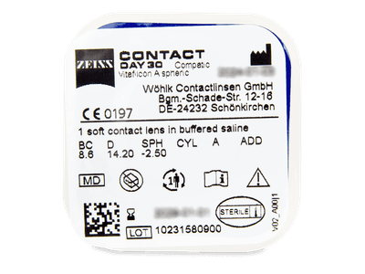 Carl Zeiss Contact Day 30 Compatic (6 lenti) - Blister pack preview