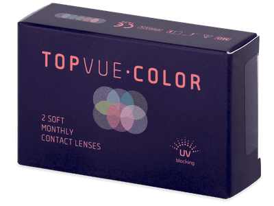 TopVue Color - Brown - correttive (2 lenti) - Coloured contact lenses