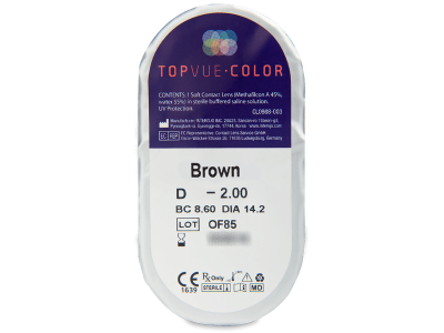 TopVue Color - Brown - correttive (2 lenti) - Blister pack preview