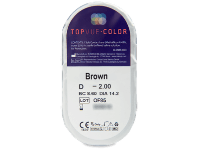 TopVue Color - Brown - correttive (2 lenti) - Blister pack preview